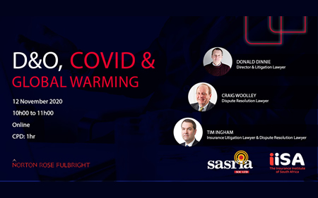Director &amp; Officers, Covid &amp; Global Warming